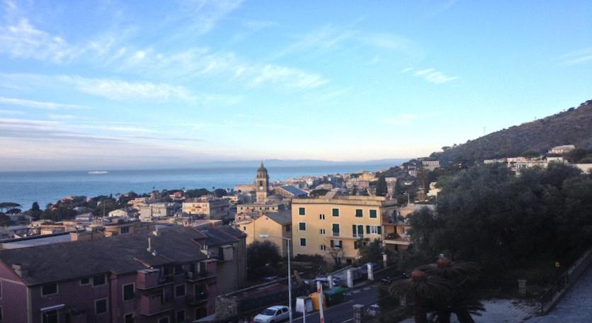 شقة La Panoramica Nervi جنوة المظهر الخارجي الصورة